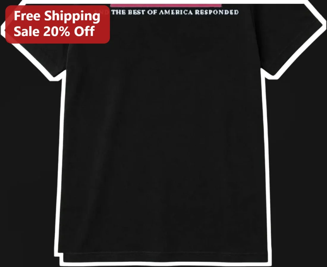 And The Best Of America Responded Classic Rock Band Graphic Tee available at our Miami, Florida warehouse