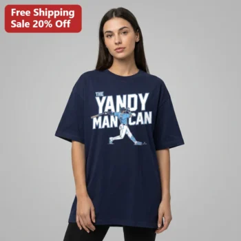 The Yandy Man Can Tee Yandy Diaz Tampa Bay Rays Baseball Fan Shirt available at our Miami, Florida warehouse