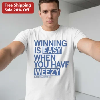 Winning Is Easy When You Havf Weezy Tee Lil Wayne Rap Lyrics Shirt available at our Miami, Florida warehouse