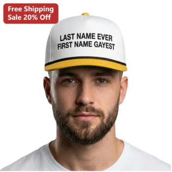 Custom Name Trucker Hat Personalized Gay Pride Snapback Cap for Men available at our Miami, Florida warehouse