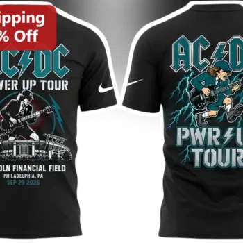 AC/DC PWR UP Tour Graphic Tee Rock Band Concert Merch Gift for Men Women available at our Miami, Florida warehouse
