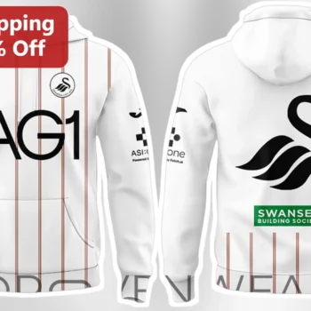 AG1 Swansea Building Society Hoodie Men's Football Fan Merch available at our Miami, Florida warehouse