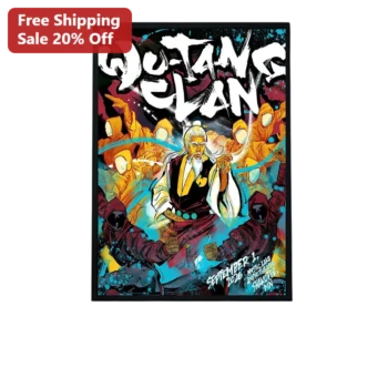 Wu-Tang Clan RZA Shaolin Monk Poster Hip Hop Wall Decor Music Memorabilia Print available at our Miami, Florida warehouse