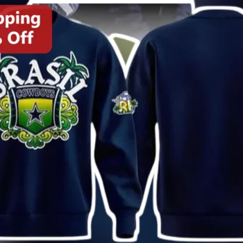 BRASIL COWBOYS Sweatshirt Brazil Rio De Janeiro Game Crewneck Western Tropical Style available at our Miami, Florida warehouse