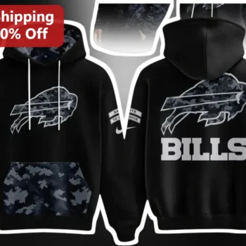 Buffalo Bills Digital Camo Pullover Hoodie NFL Fan Apparel available at our Miami, Florida warehouse
