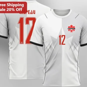 Canada Soccer Jersey Tee Canadian Pride Maple Leaf National Team Shirt for Men Women available at our Miami, Florida warehouse