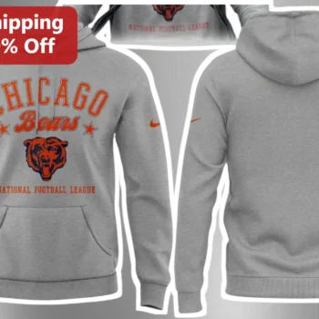 Chicago Bears NFL Fan Hoodie Game Day Apparel for Men Women available at our Miami, Florida warehouse