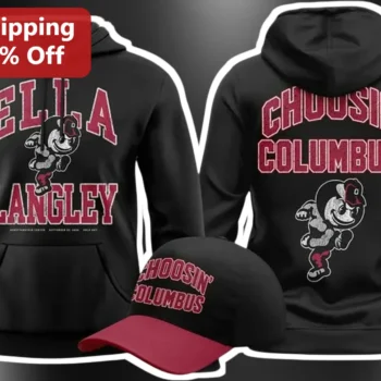 CHUOSIN' COLUMBUS Brutus Buckeye Ohio State University Personalized Hoodie available at our Miami, Florida warehouse