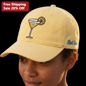 Cocktail Glass Baseball Cap Hat Embroidered Dad Hat for Bachelorette Party Summer Gift available at our Miami, Florida warehouse