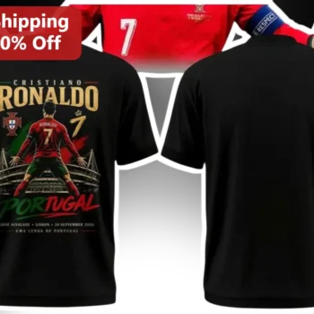 Cristiano Ronaldo Portugal National Team Fan Tribute Tee Number 7 Soccer Gift available at our Miami, Florida warehouse