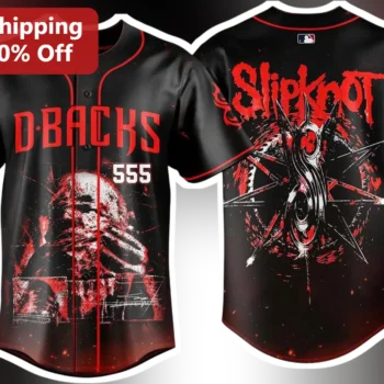 D-Backs Slipknot Jersey Arizona Diamondbacks Black Baseball Shirt Rock Metal Band Fan Gift available at our Miami, Florida warehouse