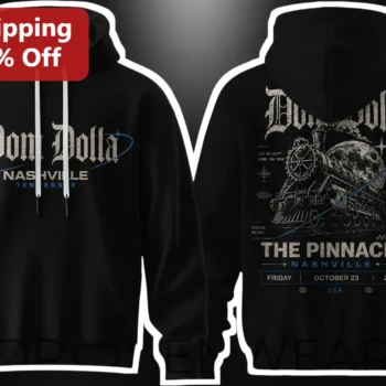 Dom Dolla Nashville The Pinnacle Hoodie Vintage Tour Merch Fan Gear available at our Miami, Florida warehouse