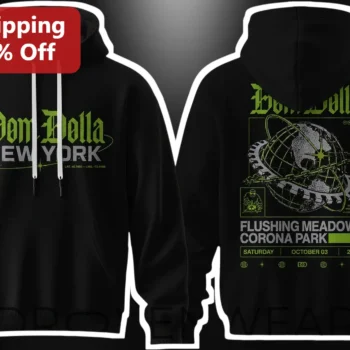 Dom Dolla New York Flushing Meadows Corona Park Hoodie available at our Miami, Florida warehouse