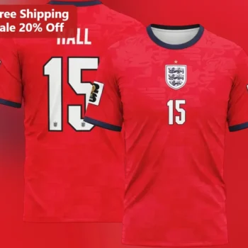 England National Team Soccer Jersey Three Lions Football Kit Custom Name Number available at our Miami, Florida warehouse