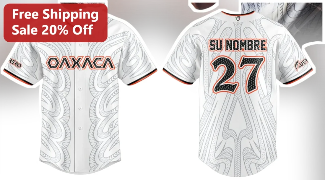 Guerreros de Oaxaca Jersey Retro Baseball Uniform Custom Name Personalized Gift for Men Women available at our Miami, Florida warehouse