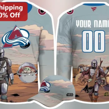 Grogu Jersey Star Wars The Mandalorian Baby Yoda Personalized Custom Name Hockey Jersey for Men Wome available at our Miami, Florida warehouse