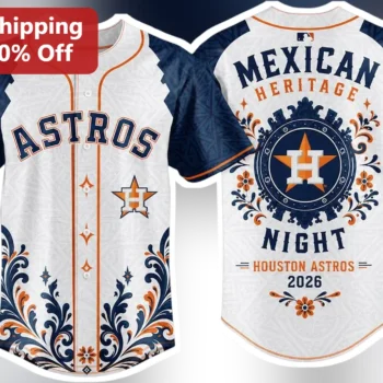 Houston Astros Mexican Heritage Night Jersey Hispanic Heritage Baseball Fan Gift available at our Miami, Florida warehouse