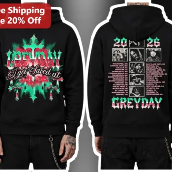 I Got Saved At Gothic Cross Hoodie Men's Alternative Rock Streetwear Pullover available at our Miami, Florida warehouse