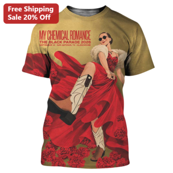 My Chemical Romance The Black Parade 2026 Tee Vintage Concert Graphic Shirt available at our Miami, Florida warehouse