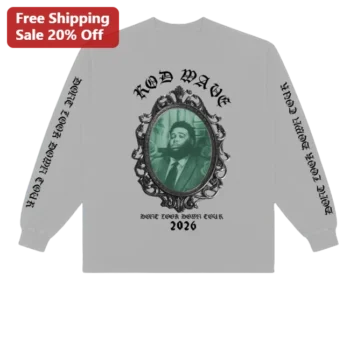 Rod Wave Don't Look Down Sweatshirt Gothic Vintage Portrait Hip Hop Fan Merch available at our Miami, Florida warehouse