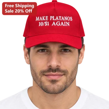 Make Platanos 10/$1 Again Cap Funny Dominican Plantain Lover Baseball Hat Gift available at our Miami, Florida warehouse