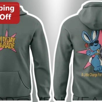 Mayday Parade A Little Charge For The Batteries Weekend Music Hoodie available at our Miami, Florida warehouse
