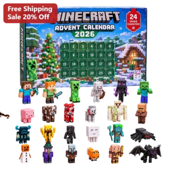 Minecraft Advent Calendar 2026 Toy Set Holiday Gift for Kids Gamers available at our Miami, Florida warehouse