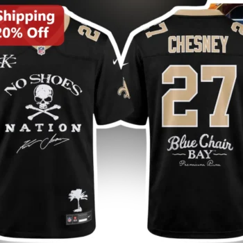 No Shoes Nation Kenny Chesney Blue Chair Bay Premium Rum Jersey available at our Miami, Florida warehouse