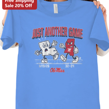 Ole Miss Rebels Just Another Game Vintage Mascot Fight Tee College Football Fan Gift available at our Miami, Florida warehouse