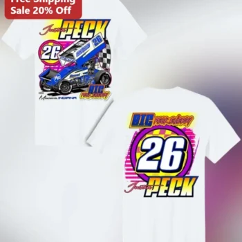 PECK Racing Sprint Car Number 26 Graphic Tee available at our Miami, Florida warehouse