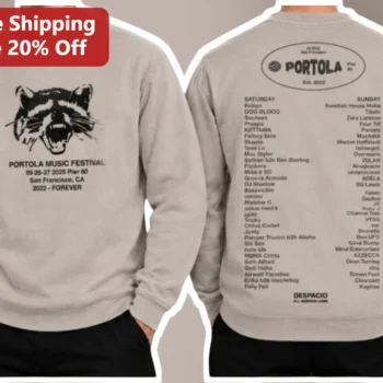 Portola Music Festival Sweatshirt 2022 Forever Rave Merch San Francisco EDM Crewneck available at our Miami, Florida warehouse