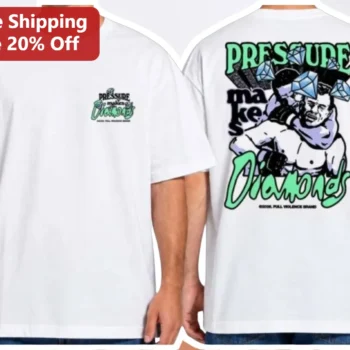 Pressure Makes Diamonds Wrestling Submission Hold Graphic Tee available at our Miami, Florida warehouse