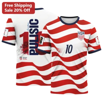 USA One Nation One Team One Dream Graphic Tee Patriotic Soccer Fan Gift available at our Miami, Florida warehouse