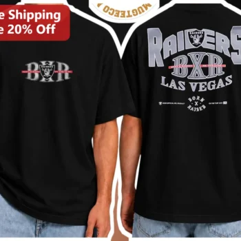 Raiders BXR Las Vegas Born X Raised On The Tump Graphic Tee available at our Miami, Florida warehouse