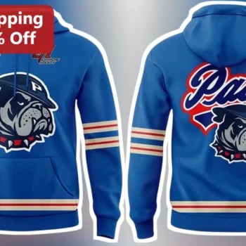 Regina Pats WHL Bulldog Mascot Hoodie available at our Miami, Florida warehouse