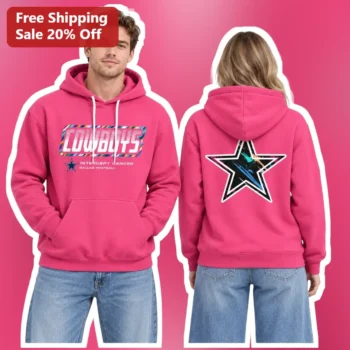 Dallas Cowboys Crucial Catch Intercept Cancer Pink Awareness Hoodie available at our Miami, Florida warehouse