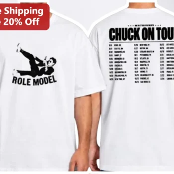 Role Model Chuck Ragan Tour Schedule Graphic Tee available at our Miami, Florida warehouse