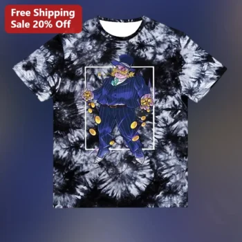 Josuke Higashikata Tee JoJo's Bizarre Adventure Anime Character Graphic Shirt available at our Miami, Florida warehouse
