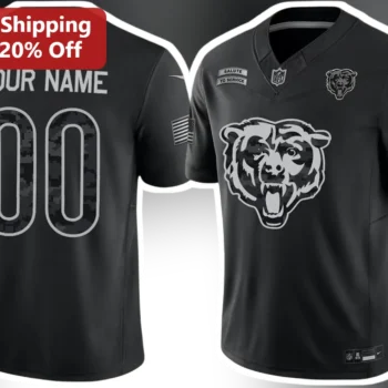 Salute to Service Chicago Bears Jersey NFL Military Appreciation Camo Football Shirt available at our Miami, Florida warehouse