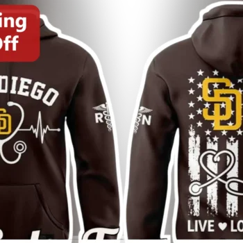 San Diego Live Love Heal Hoodie Medical Nurse Doctor Gift available at our Miami, Florida warehouse