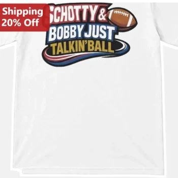 Scotty With The Body Bobby Lytes Just Talkin Ball Retro Football Graphic Tee available at our Miami, Florida warehouse