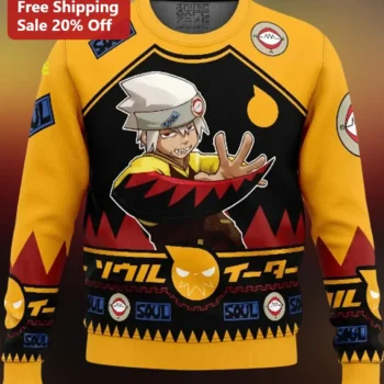Soul Eater Anime Sweatshirt Shonen Jump Geek Gift for Men Women available at our Miami, Florida warehouse
