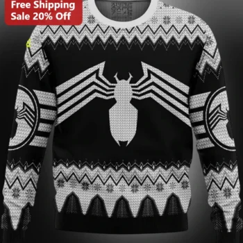 Spider-Man Ugly Christmas Sweatshirt Marvel Superhero Holiday Crewneck Gift for Men Women available at our Miami, Florida warehouse