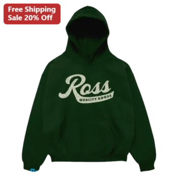 Ross Quality Goods Hoodie Vintage Distressed Name Sweatshirt for Men Women available at our Miami, Florida warehouse