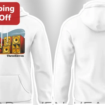 ThreeEleven Hoodie Retro Caribbean Sound System Art Pullover for Reggae Fans available at our Miami, Florida warehouse