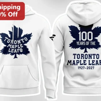 Toronto Maple Leafs Years 1927-2027 Anniversary Hoodie available at our Miami, Florida warehouse