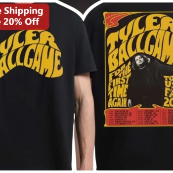 Tyler Ballgame For The First Time Again Tour USA Fall 2026 Tee available at our Miami, Florida warehouse