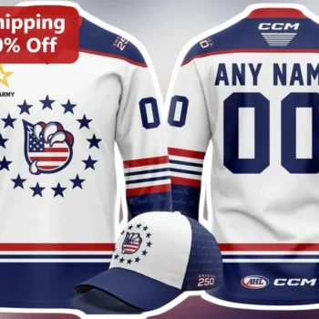 U.S. Army America Hockey Jersey Patriotic Military Gift available at our Miami, Florida warehouse