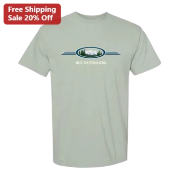 BLV Outdoors Retro National Park Badge Graphic Tee for Men Women Outdoor Enthusiasts available at our Miami, Florida warehouse