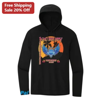 Journey Maui Hawaii Hoodie Retro Vintage Travel Sunset Scarab Graphic Pullover Gift available at our Miami, Florida warehouse